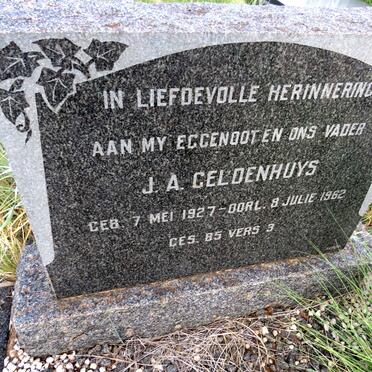 GELDENHUYS J.A. 1927-1962