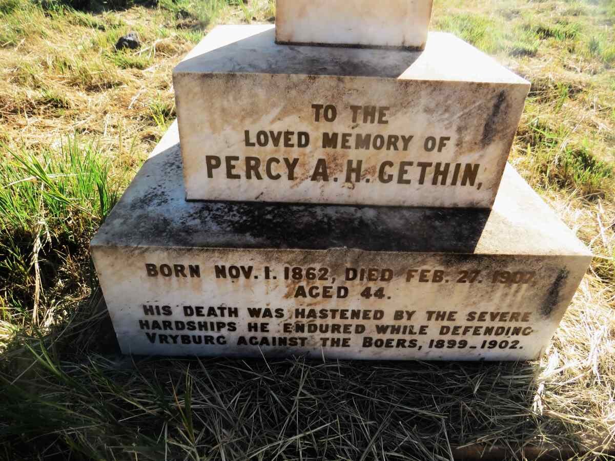 GETHIN Percy A.H. 1862-1907