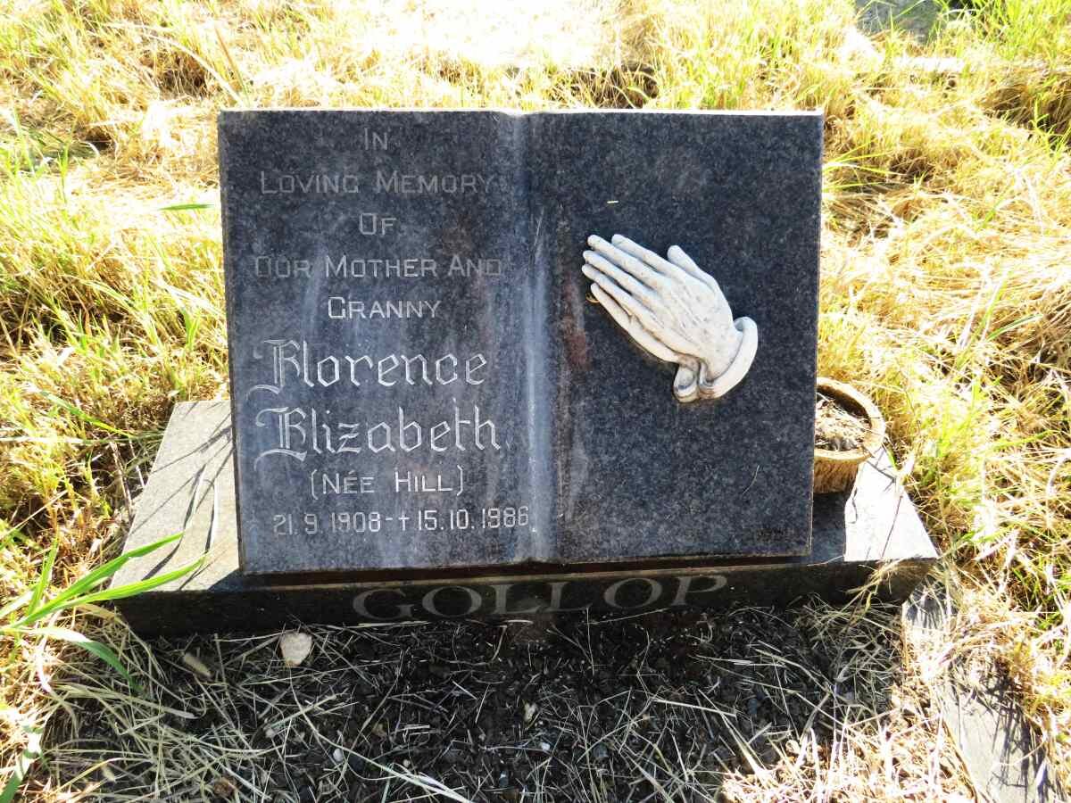 GOLLOP Florence Elizabeth nee HILL 1908-1986