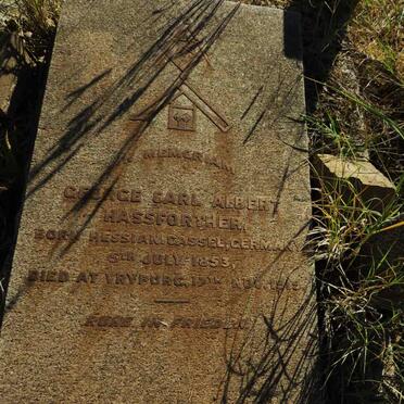 HASSFORTHER George Carl Albert 1853-1919