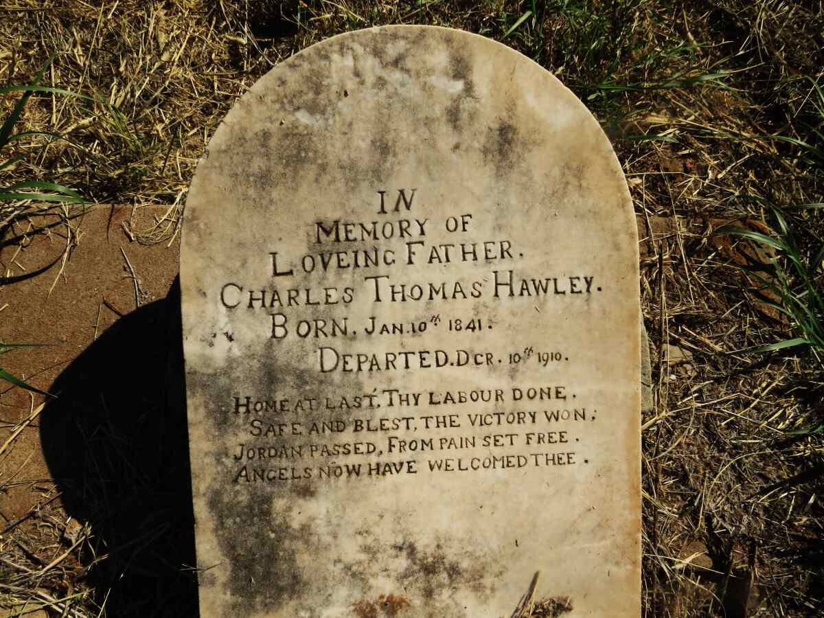 HAWLEY Charles Thomas 1841-1910