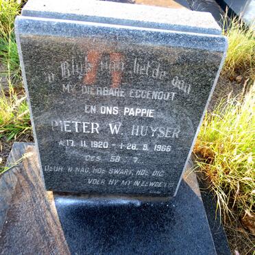 HUYSER Pieter W. 1920-1966