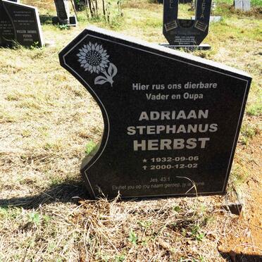 HERBST Adriaan Stephanus 1932-2000