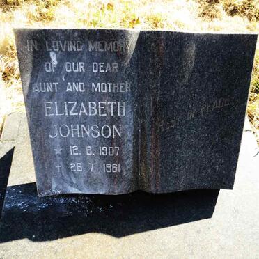 JOHNSON Elizabeth 1907-1961