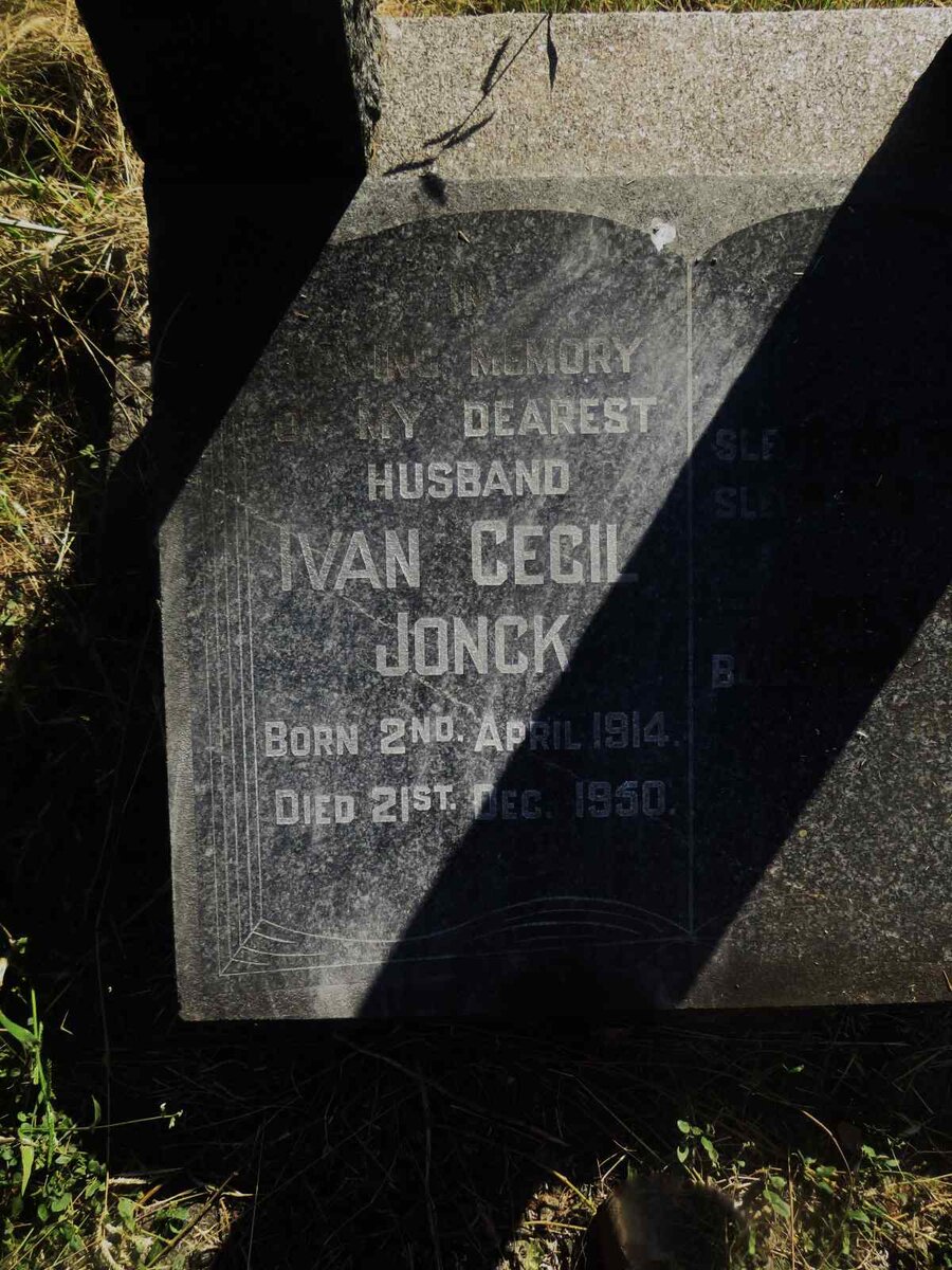 JONCK Ivan Cecil 1914-1950