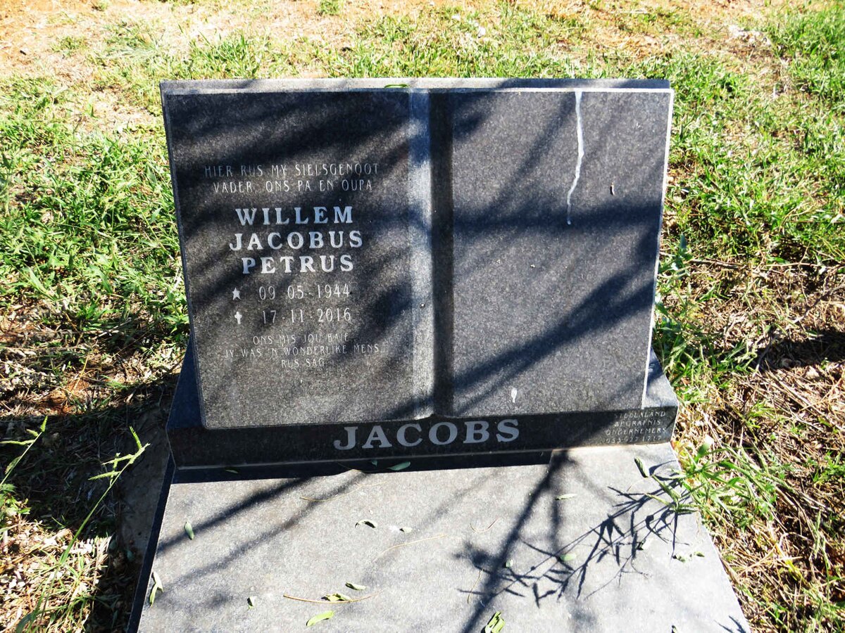 JACOBS Willem Jacobus Petrus 1944-2016