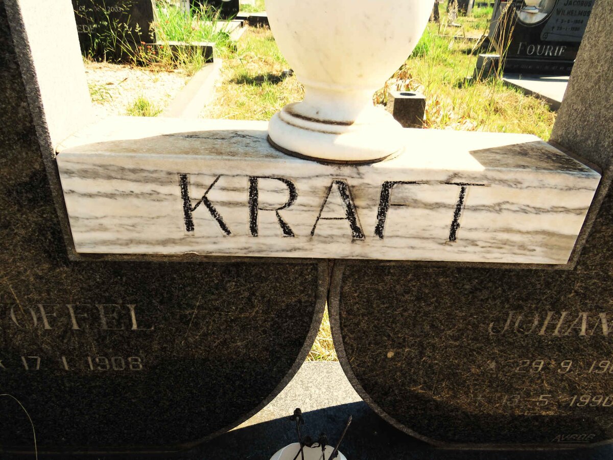 KRAFT Christoffel Alwyn 1908-1992 & Johanna Margaret HODGMAN 1908-1990_1