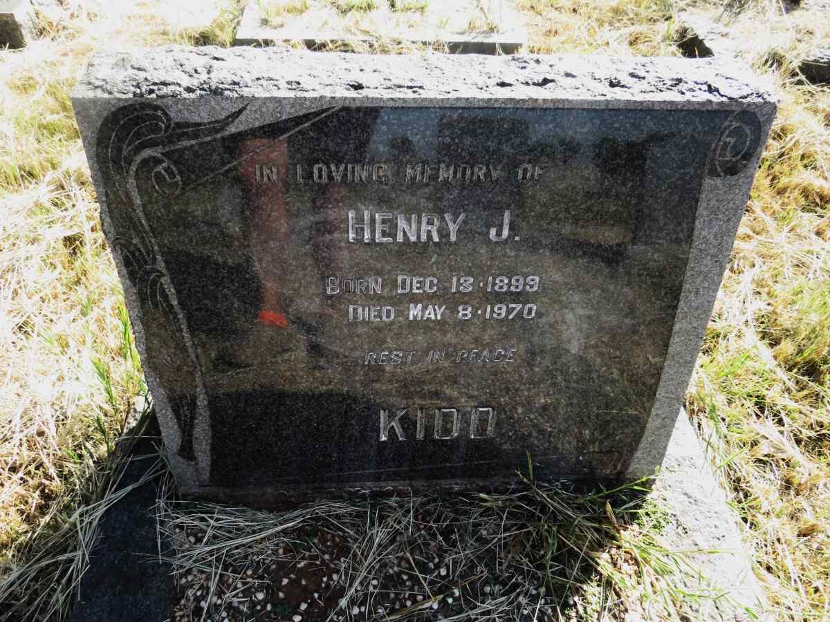 KIDD Henry J. 1899-1970