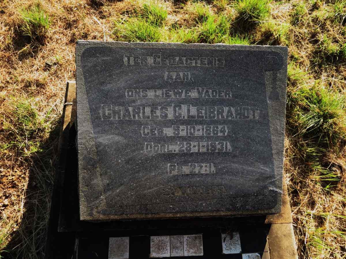 LEIBRANDT Charles C. 1864-1931