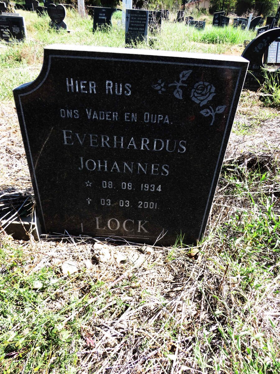 LOCK Everhardus Johannes 1934-2001