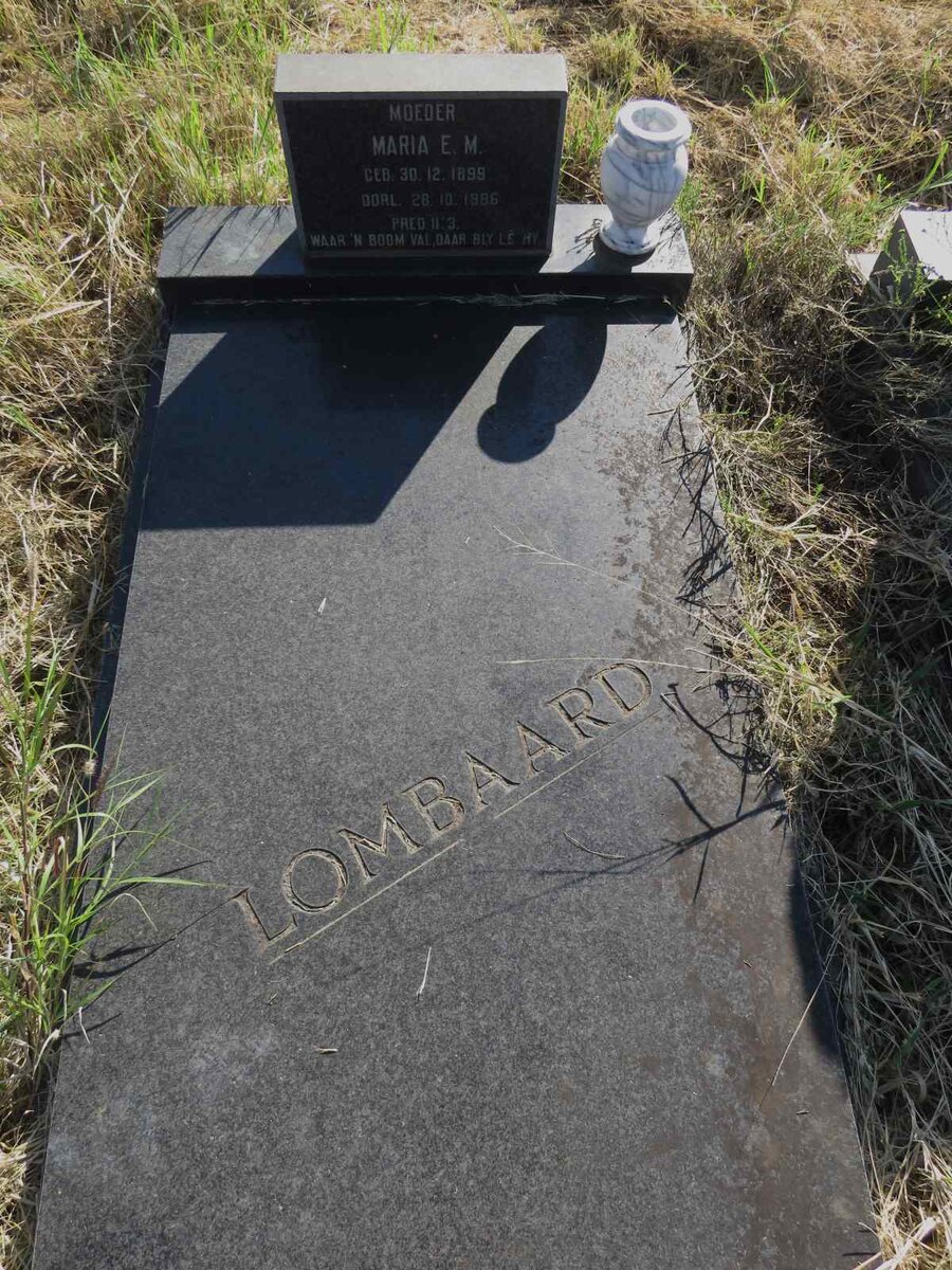 LOMBAARD Maria E.M. 1899-1986