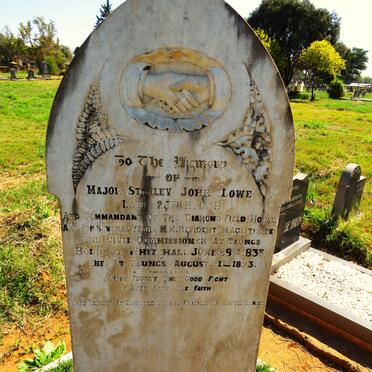 LOWE Stanley John 1833-1893