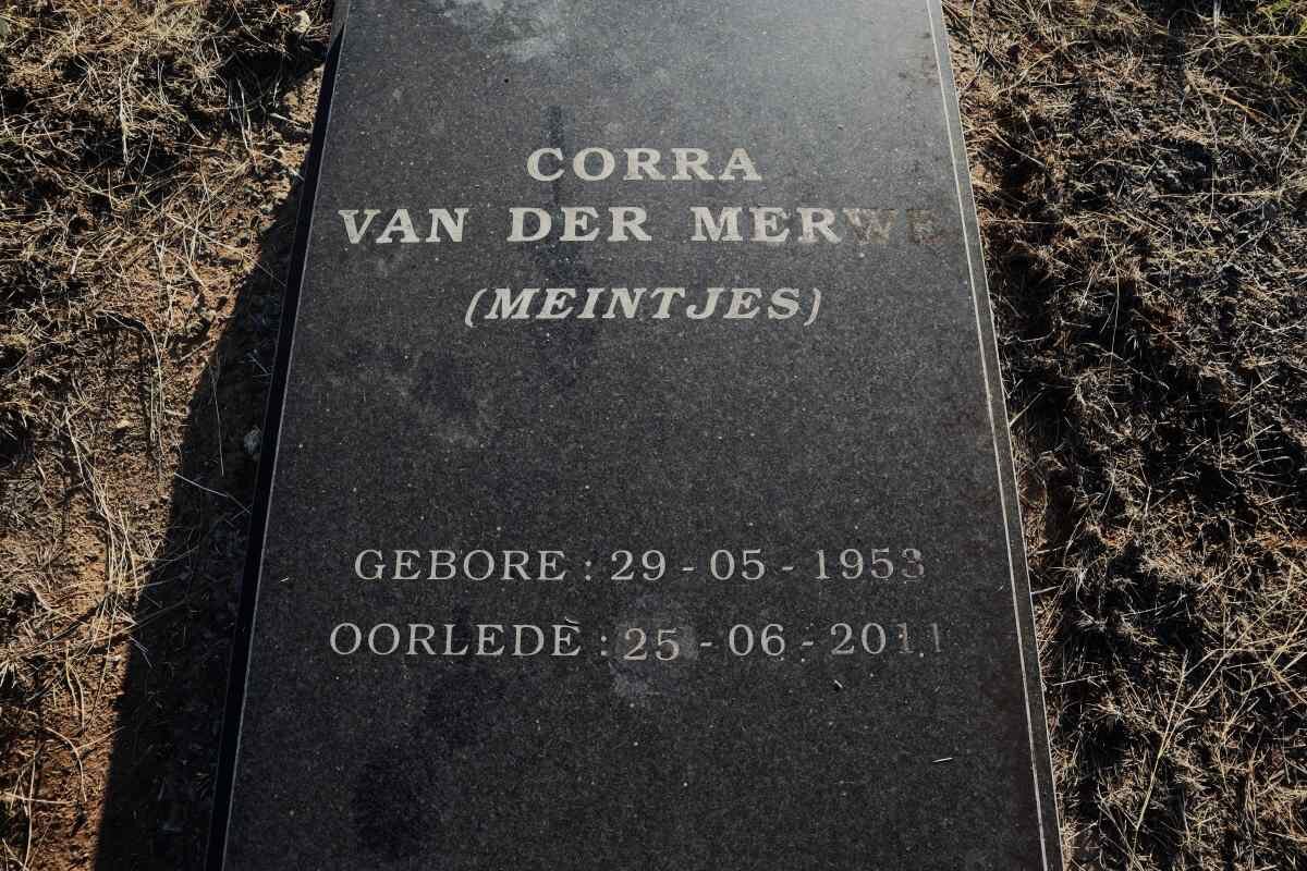 MERWE Corra, van der nee MEINTJES 1953-2011