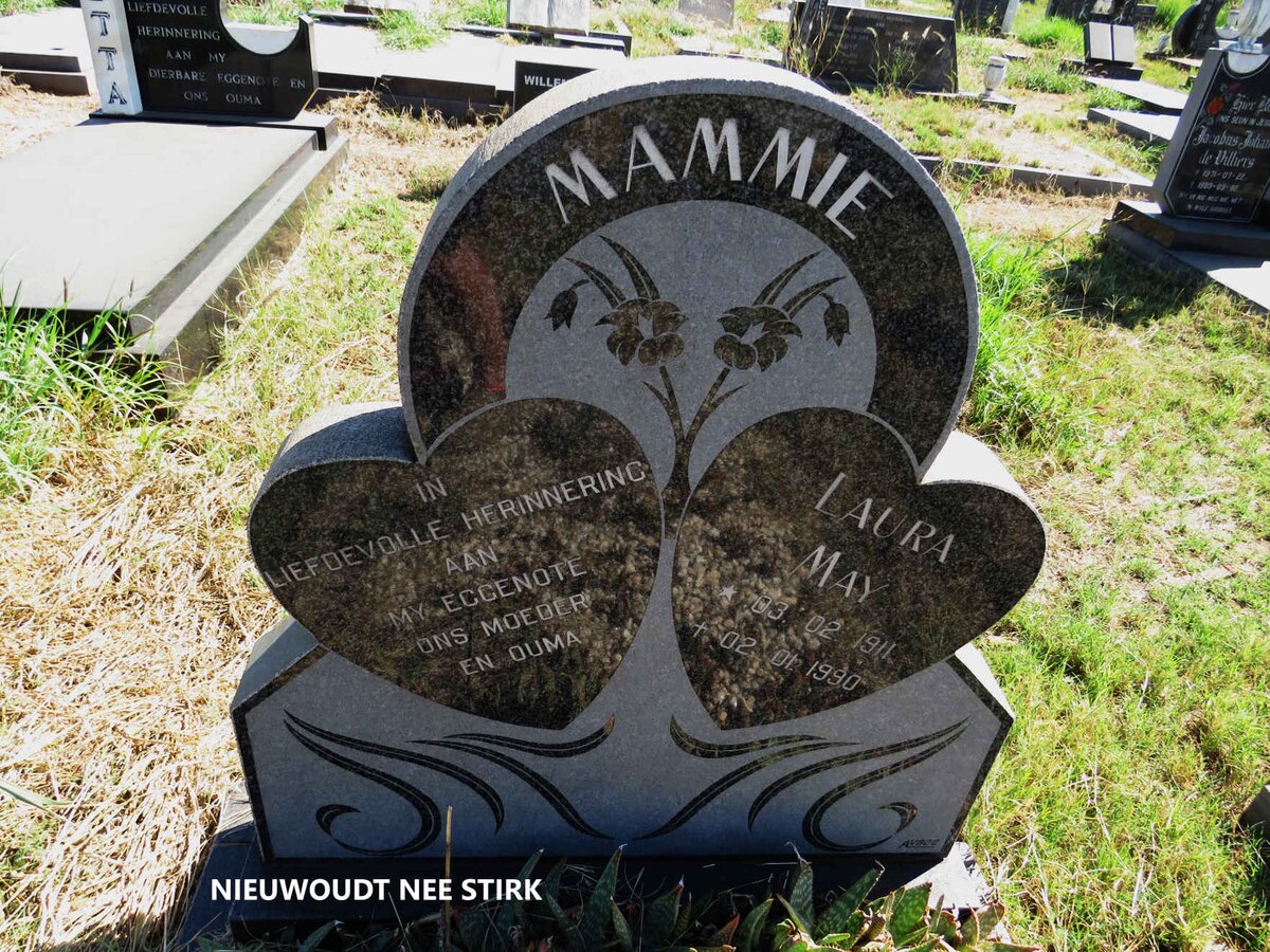 NIEUWOUDT Laura May nee STIRK 1911-1990