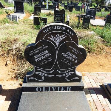 OLIVIER Johannes Stephanus 1909-2000 & Johanna Christina H. 1911-2009