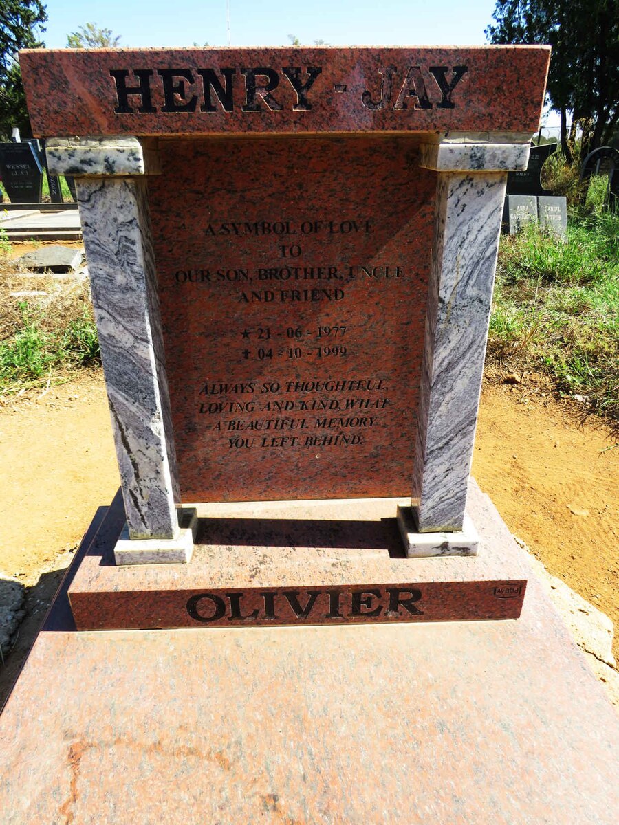 OLIVIER Henry-Jay 1977-1999