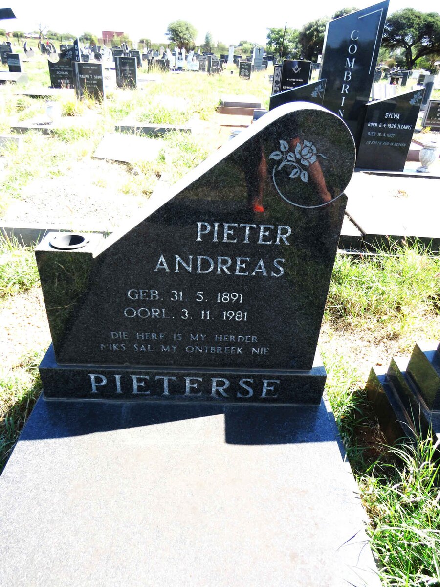 PIETERSE Pieter Andreas 1891-1981
