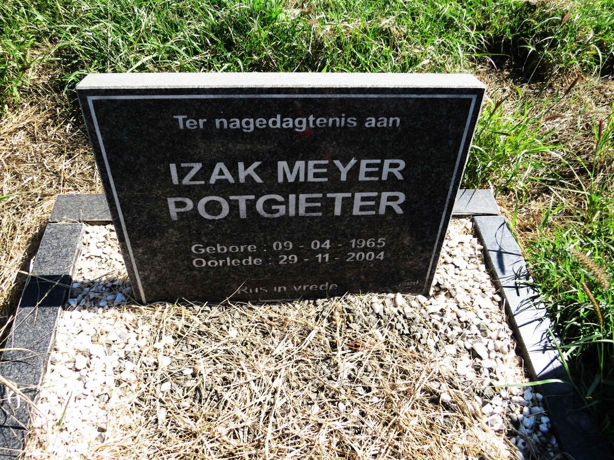 POTGIETER Izak Meyer 1965-2004