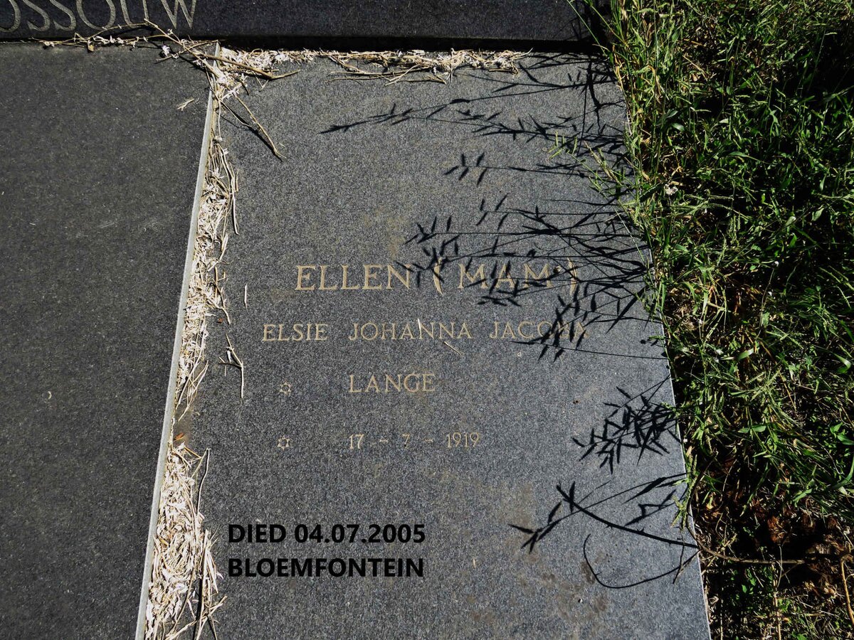 ROSSOUW Johannes Lourence 1917-1997 & Elsie Johanna Jacoba LANGE 1919-2005 _2