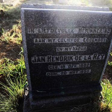 REY Jan Hendrik, de la 1882-1950