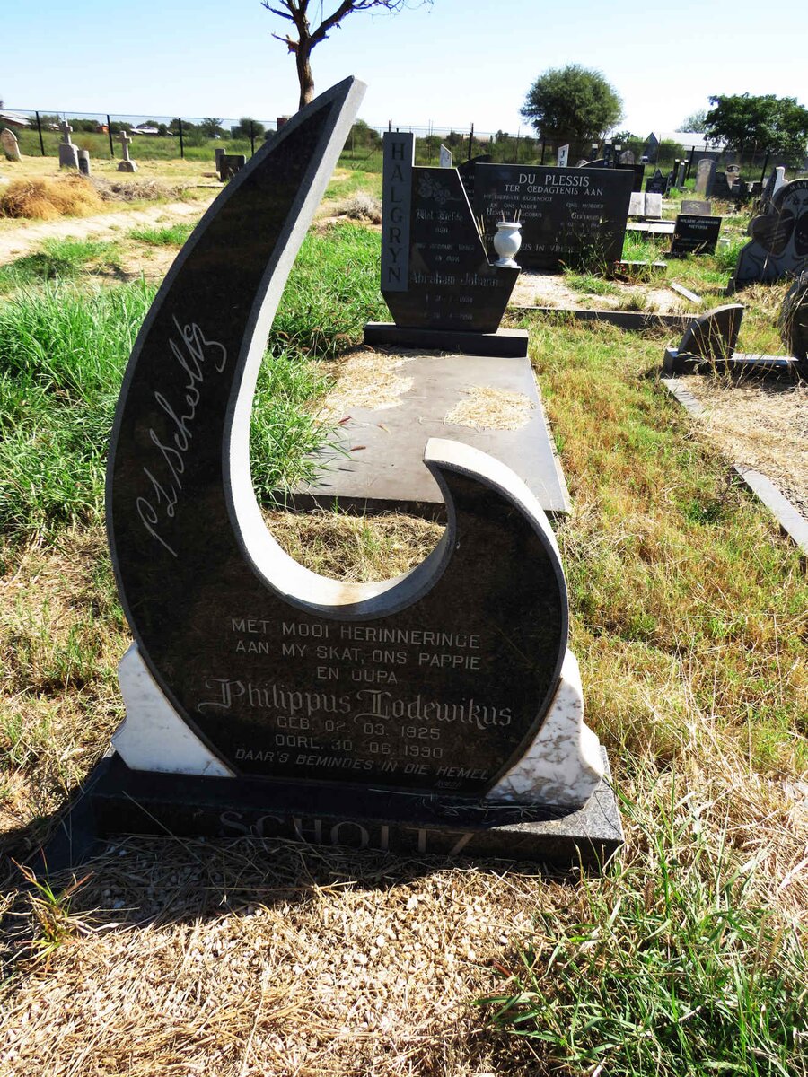 SCHOLTZ Philippus Lodewikus 1925-1990