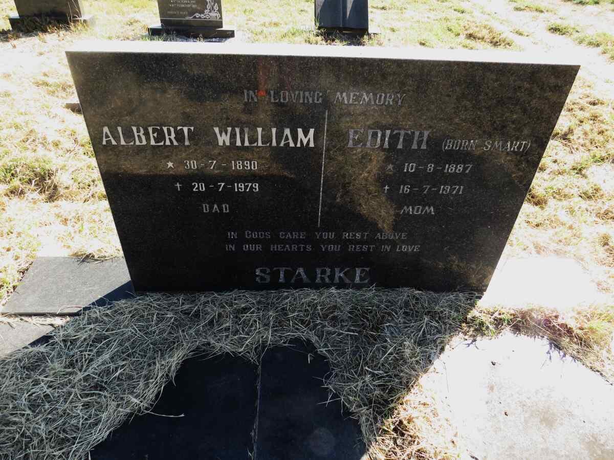 STARKE Albert William 1890-1979 & Edith SMART 1887-1971