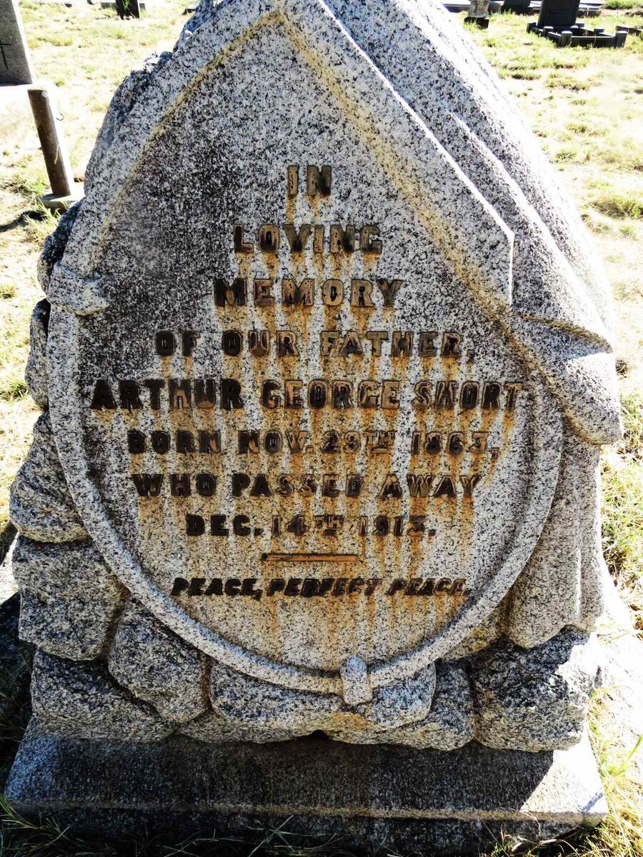 SHORT Arthur George 1863-1913