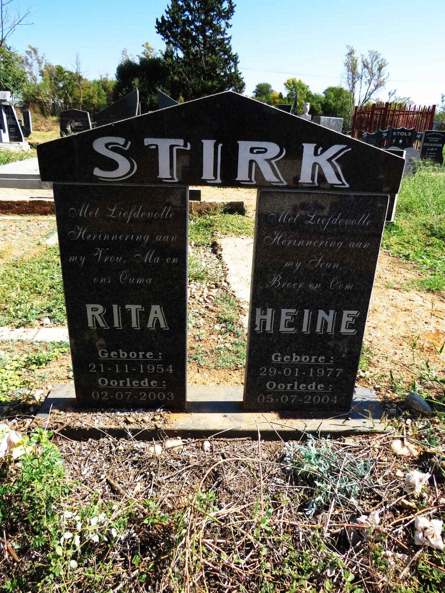STIRK Rita 1954-2003 :: STIRK Heine 1977-2004 