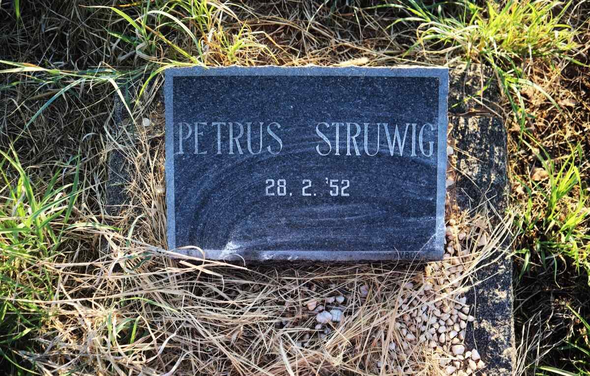 STRUWIG Petrus -1952