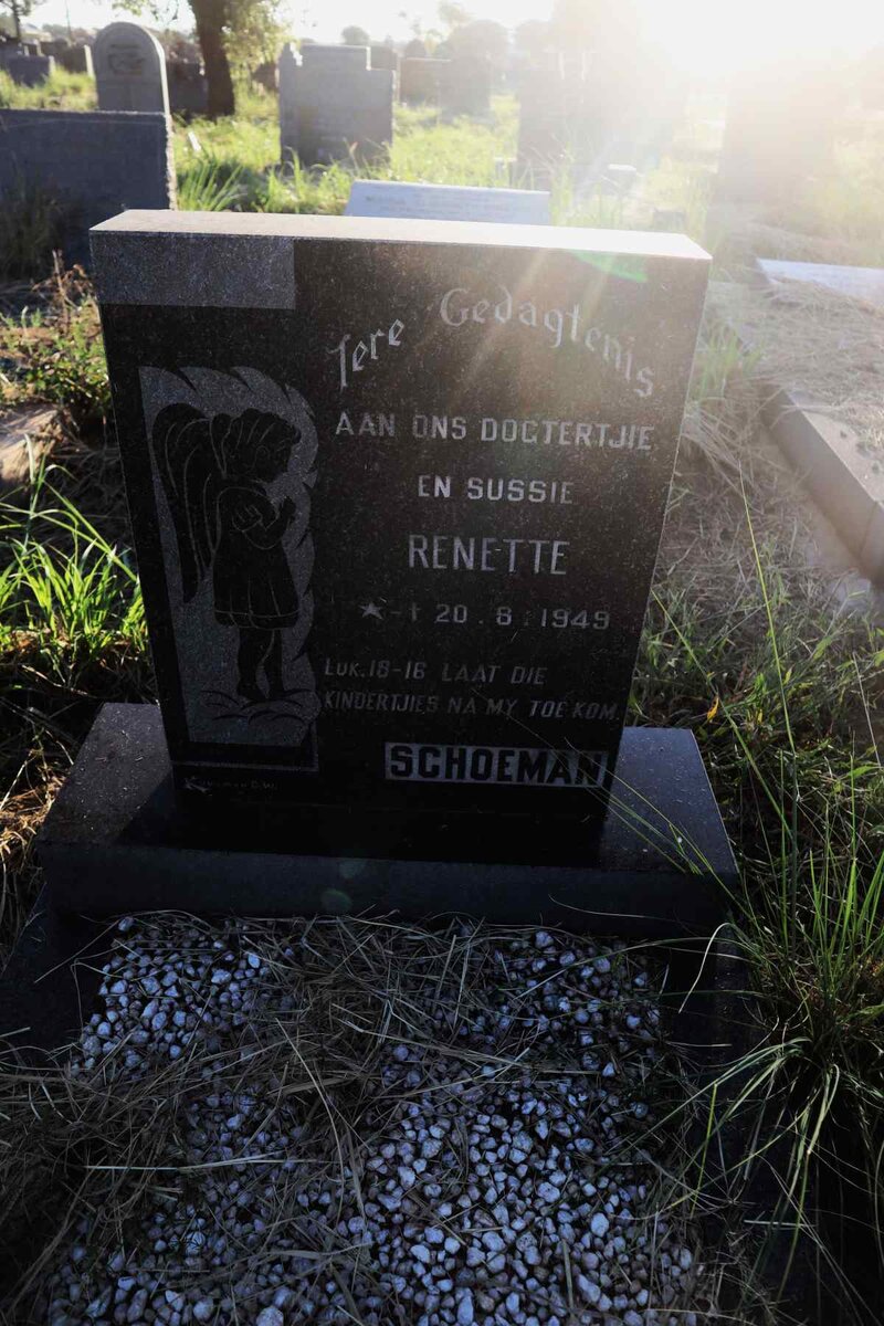 SCHOEMAN Renette 1949-1949