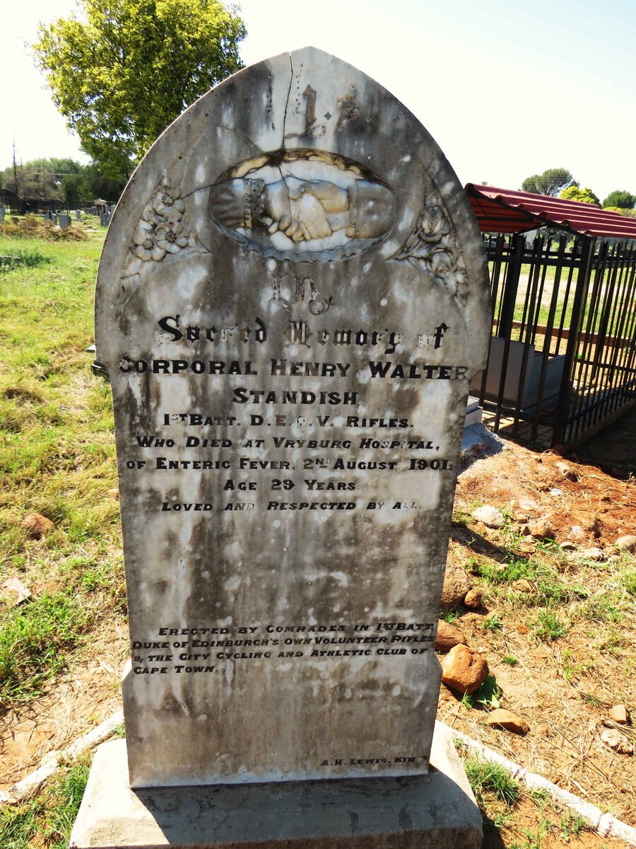 STANDISH Henry Walter -1901