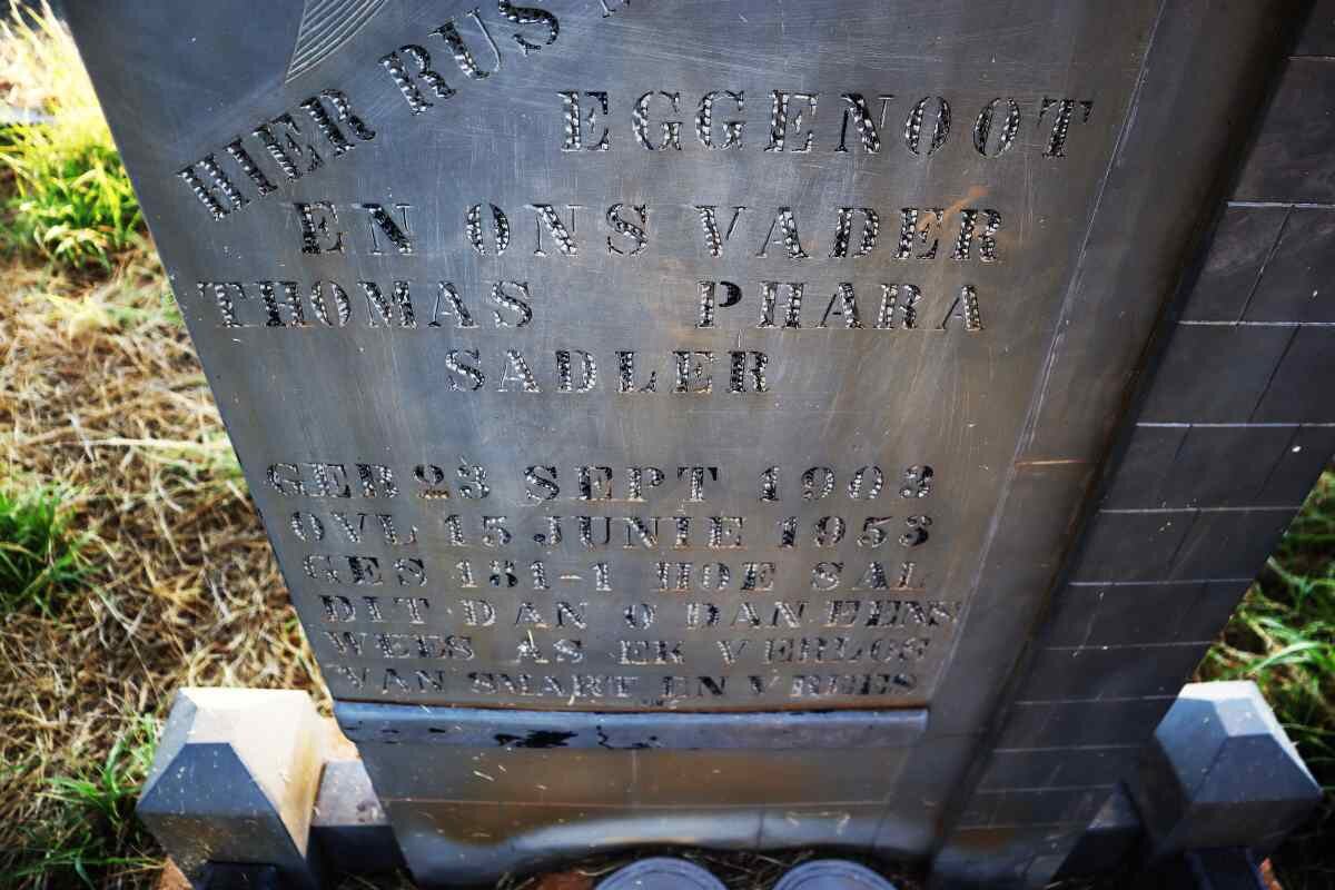 SADLER Thomas Phara 1903-1953