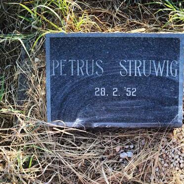 STRUWIG Petrus -1952