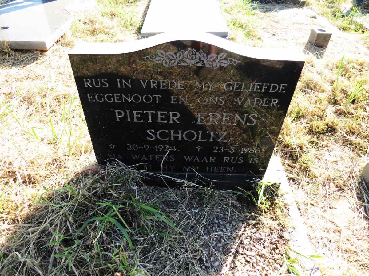 SCHOLTZ Pieter Erens 1924-1986