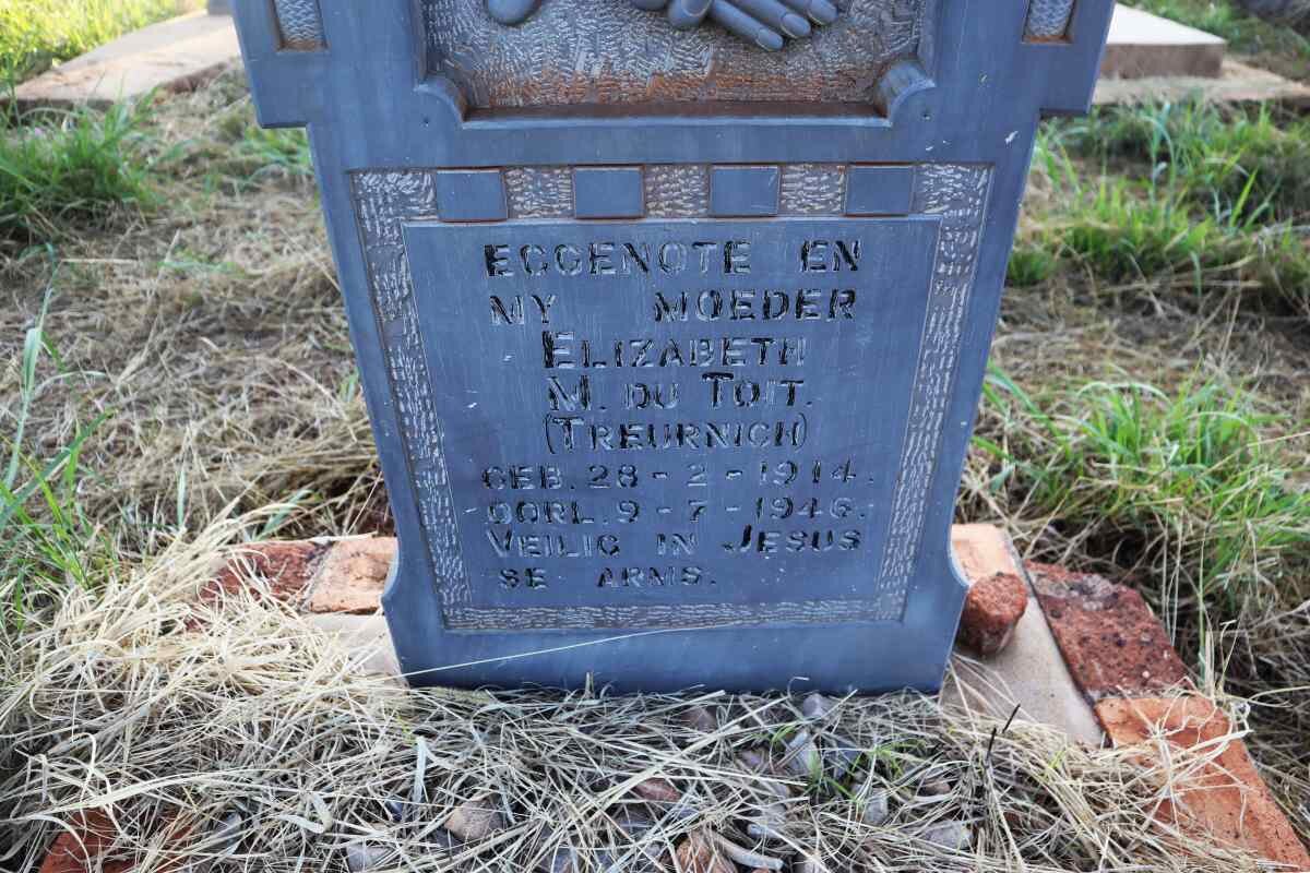 TOIT Elizabeth M., du nee TREURNICH 1914-1946