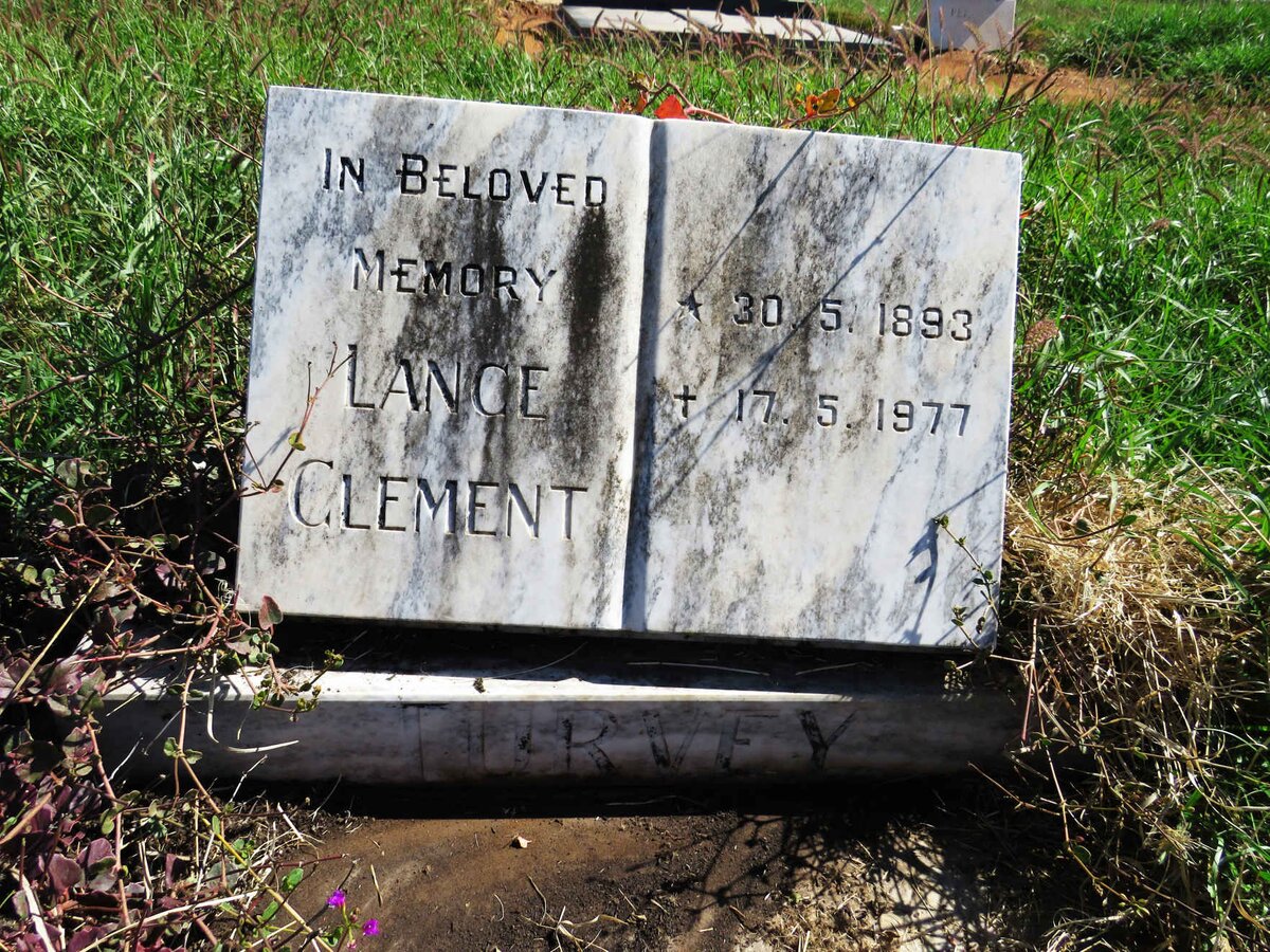 TURVEY Lance Clement 1893-1977