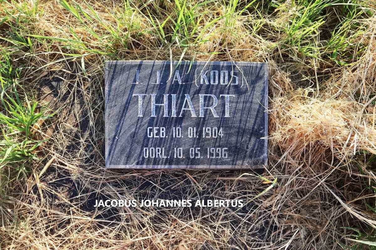THIART Jacobus Johannes Albertus 1904-1996
