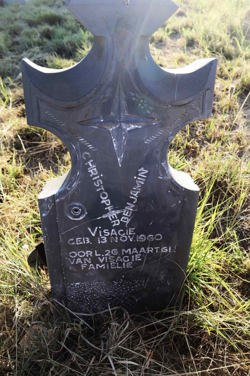 VISAGIE Christopher Benjamin 1960-1961