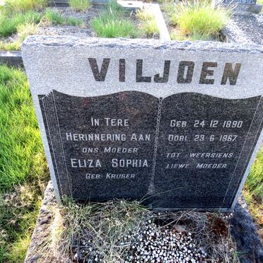 VILJOEN Eliza Sophia 1890-1967