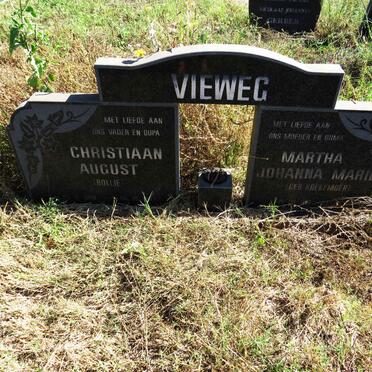 VIEWEG Christiaan August 1908-1997 & Martha Johanna Marie KOEKEMOER 1916-1999_1