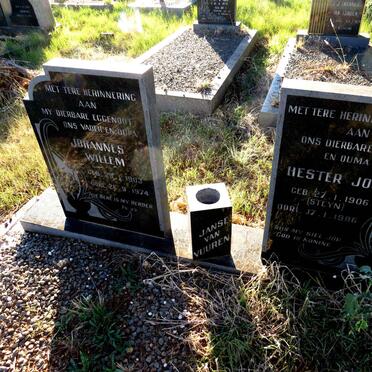 VUUREN Johannes Willem, Janse van 1903-1974 & Hester Josina STEYN 1906-1986