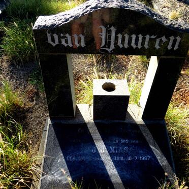 VUUREN J.J., van 1913-1967_1
