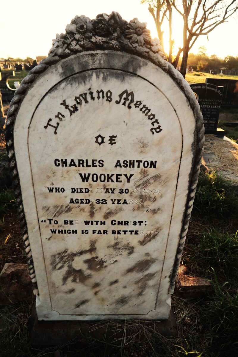 WOOKEY Charles Ashton -1908