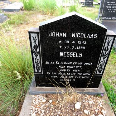 WESSELS Johan Nicolaas 1943-1980
