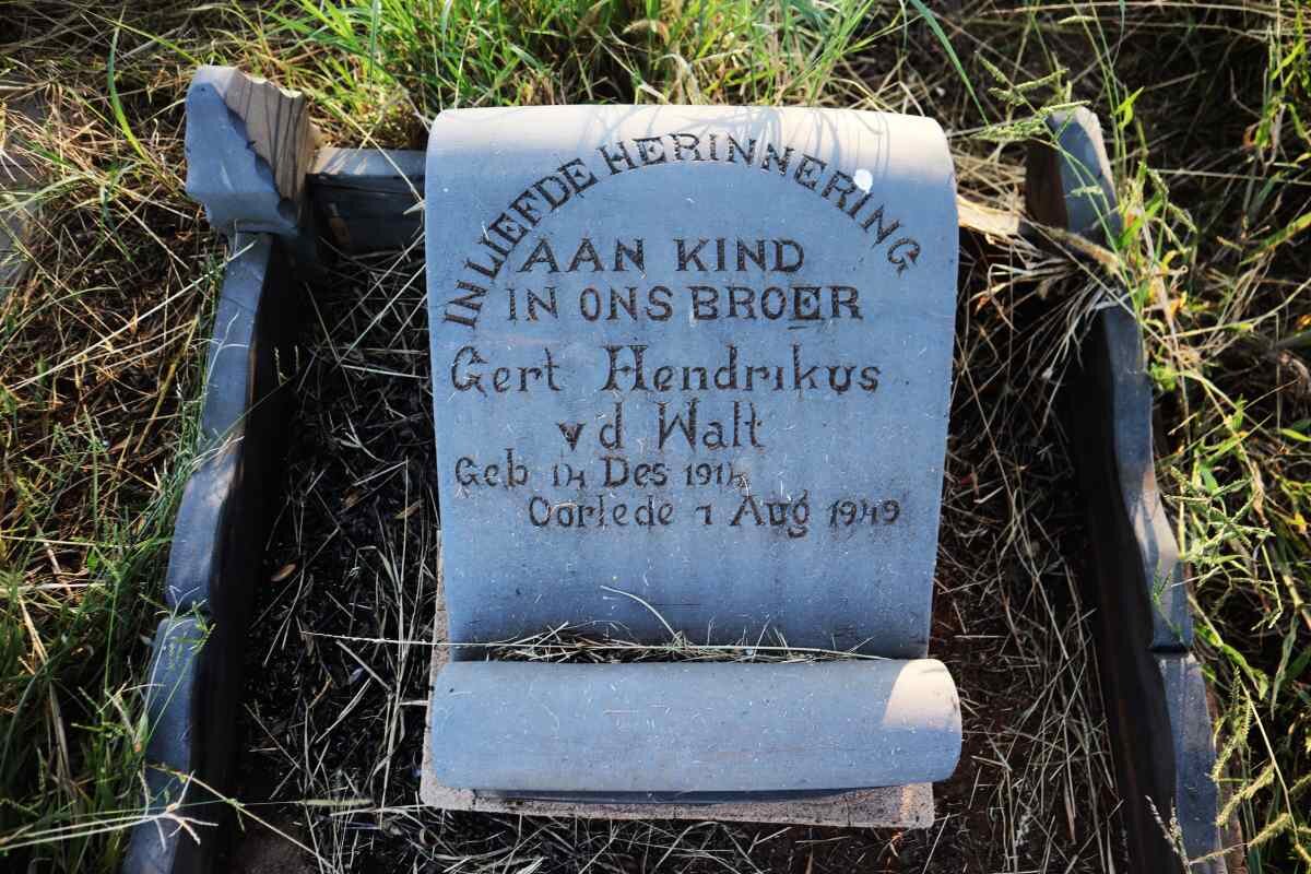 WALT Gert Hendrikus, v.d. 1914-1949