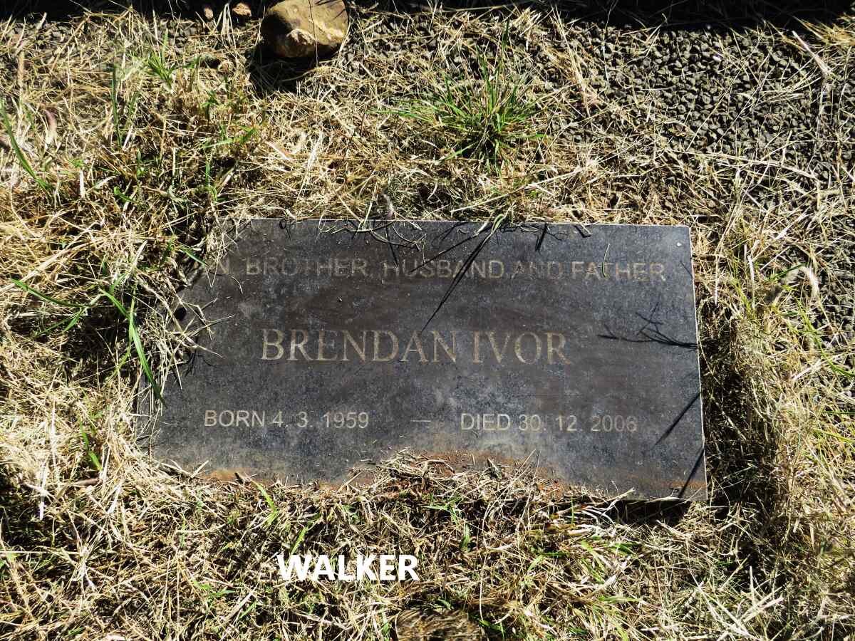 WALKER Ivor Frank 1932-1990 :: WALKER Mark Ivor 1965-1990 :: WALKER Brendan Ivor 1959-2006_4
