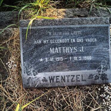 WENTZEL Matthys J. 1915-1960