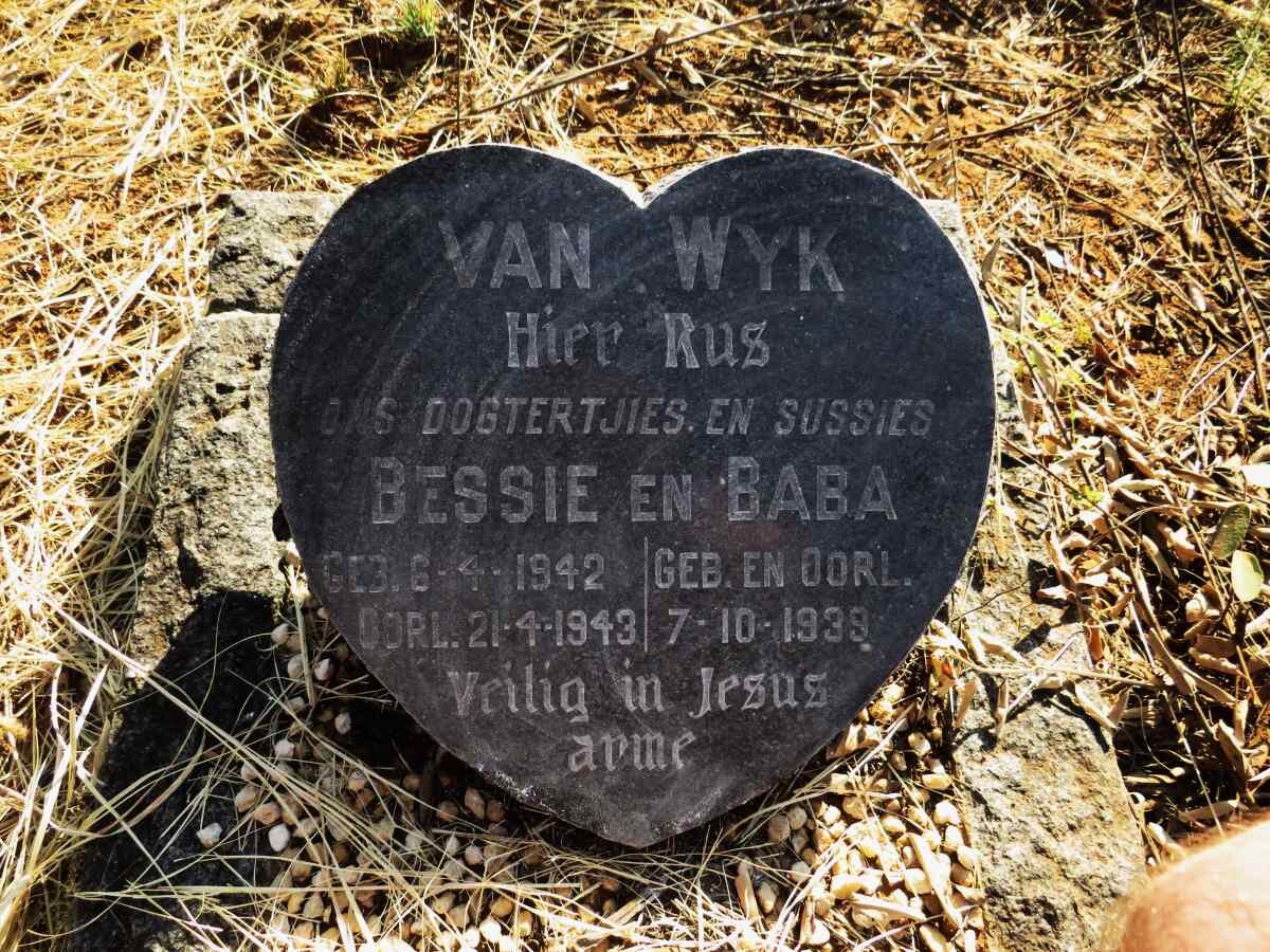 WYK, van 1939-1939 :: VAN WYK Bessie 1942-1943 