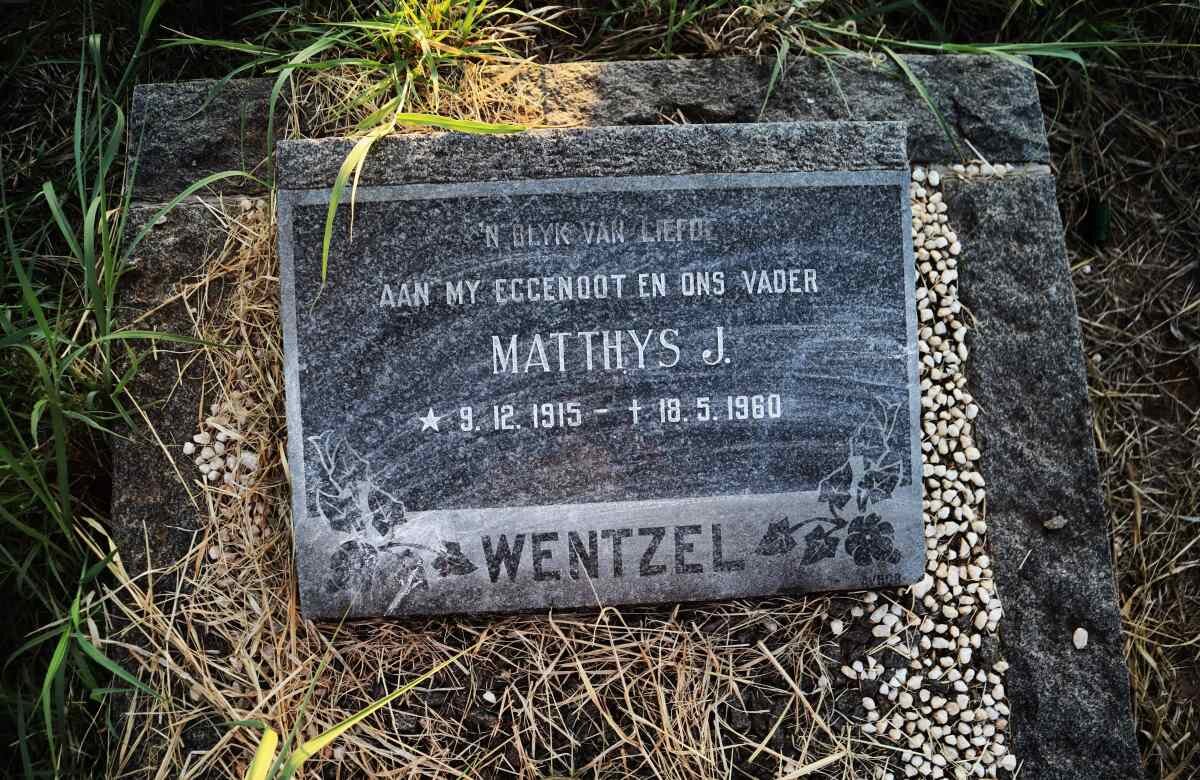 WENTZEL Matthys J. 1915-1960
