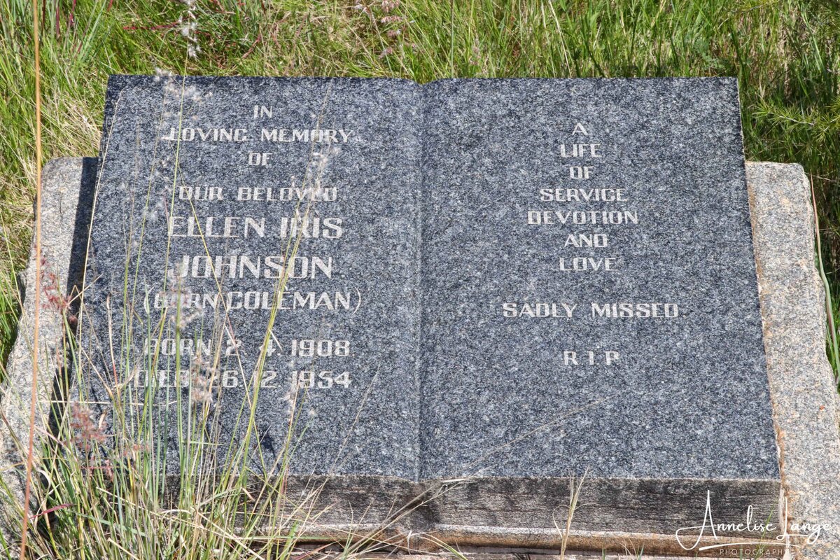 JOHNSON Ellen Iris nee COLEMAN 1908-1954